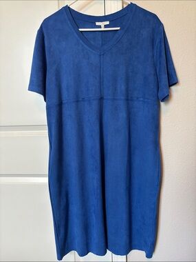 Joh. Blue V-Neck Short Sleeve Dress